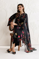 IZ GL-71037 Premium Chiffon Emb 3 Piece Unstitched Suit With Digital Silk Dupatta 2026