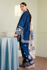 FS GL-71038 Premium Cotton Emb 3 Piece Unstitched Suit With Chiffon Dupatta 2026