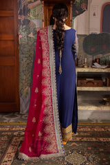 NR GL-71040 Premium Chiffon Emb 3 Piece Unstitched Suit With Organza Dupatta 2026