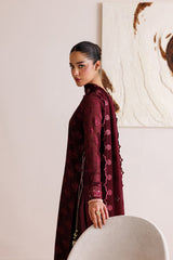 Crimson GL-71036 Premium Chiffon Emb 3 Piece Unstitched Suit With Chiffon Dupatta 2026