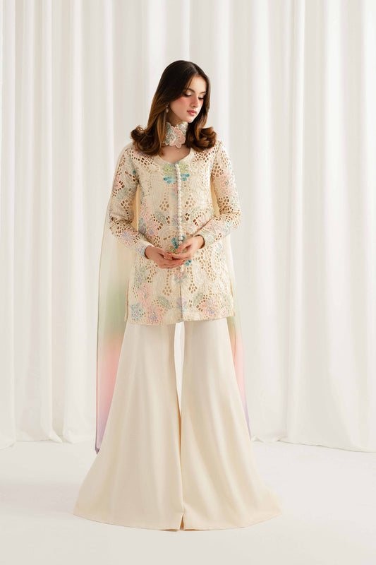 AW Premium Chiffon emb 3 Piece Unstitched Suit
