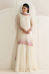 JZ GL-7152 Premium Chiffon Emb 3 Piece Unstitched Suit With Silk Trouser 2026