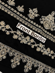 Premium Black Chiffon Emb 3 Piece Unstitched Suit With Chiffon Dupatta 2026
