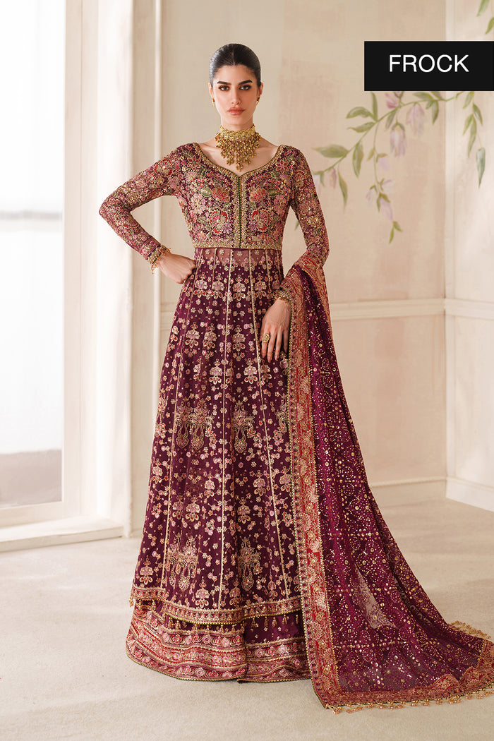 BC-CH14-05 | Chantele Chiffon 3 Piece Unstitched Suit 2026 – Heavy Sequin Work