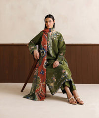 KHAADI Viral Dhanak Embroidery 3piece Unstitched Suit 2026/27