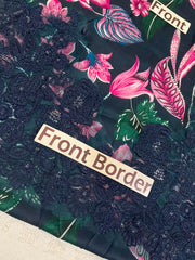 BR  GL-71017 Premium Printed Lawn Emb 3 Piece Unstitched Suit With Chiffon Dupatta 2026