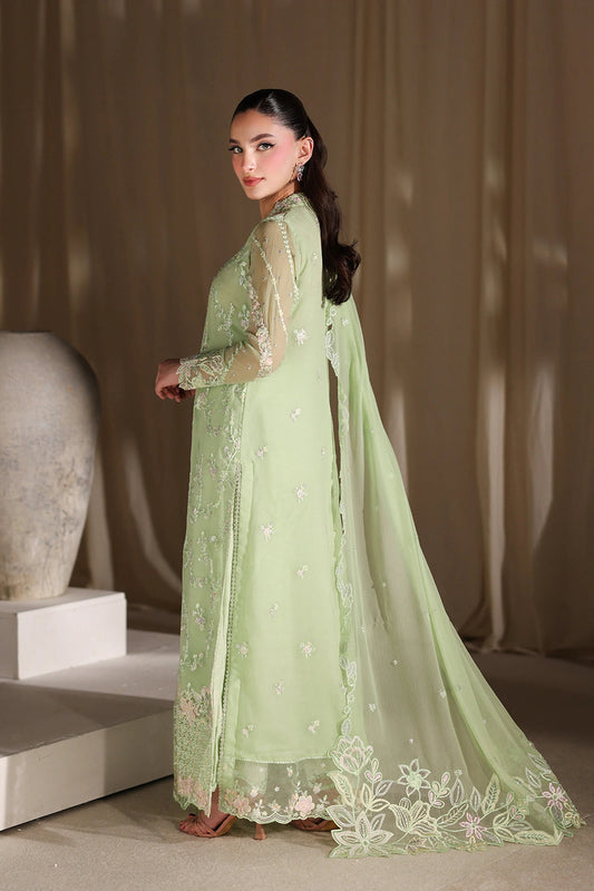AZ Premium Chiffon Emb 3 Piece Unstitched Suit
