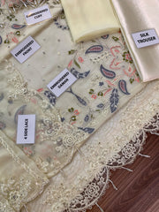 MB-024 | Luxury Chiffon 3 Piece Unstitched Suit 2026 – Heavy Adda Work