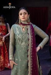 AJ Chiffon Sequence 3 Piece Unstitched Suit
