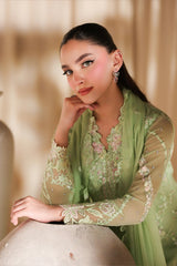 AZ Premium Chiffon Emb 3 Piece Unstitched Suit