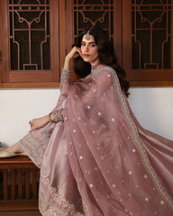 NR GL-71041 Premium Chiffon Emb 3 Piece Unstitched Suit With Organza Dupatta 2026
