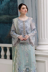MB GL-71068 Premium Chiffon Emb 3 Piece Unstitched Suit With Printed Chiffon Dupatta 2026