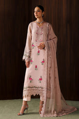BR GL-71033 Premium Chiffon Emb 3 Piece Unstitched Suit With Chiffon Dupatta 2026