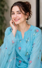 GL-71029 Premium Lawn Emb 3 Piece Unstitched Suit With Chiffon Dupatta 2026