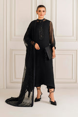 BR  GL-71075 Premium Chiffon Emb 3 Piece Unstitched Suit With Malai Trouser 2026