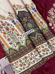 ET Kaftan Premium Shamoz Silk Emb Kaftan 2 Piece Suit