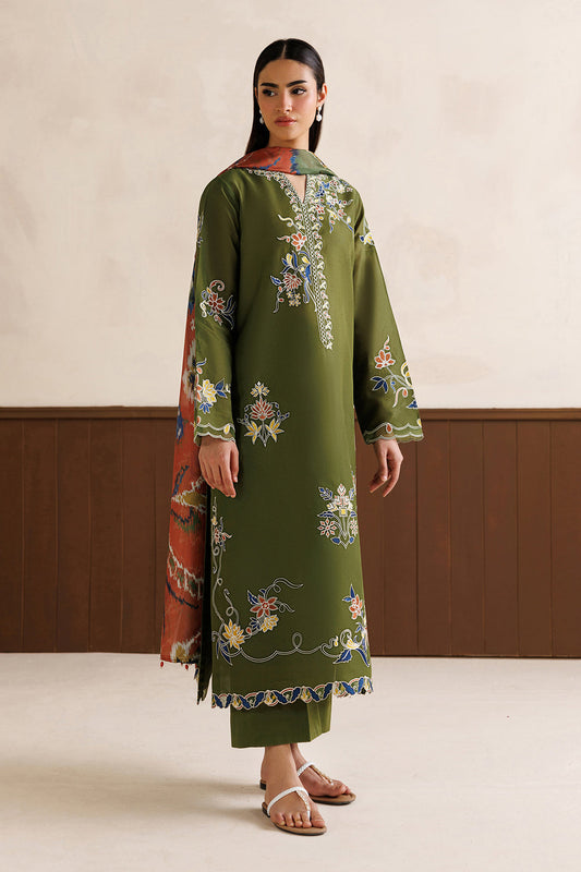 KHAADI Viral Dhanak Embroidery 3piece Unstitched Suit 2026/27
