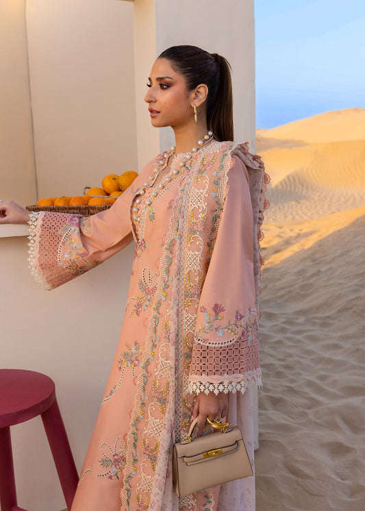 CR Premium Cotton Chikankari Emb 3 Piece Suit 2026