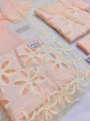 Goodluck GL-71071 Premium Lawn Emb 3 Piece Unstitched Suit With Chiffon Dupatta 2026