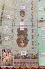Goodluck GL-7165 Premium Lawn Cotton Chikankari Emb 3 Piece Unstitched Suit With Khaddi Net Dupatta 2026