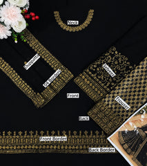 LHS GL-71060 Premium Chiffon Emb 3 Piece Unstitched Suit With Emb Dupatta 2026