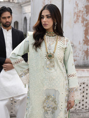 Goodluck GL-7165 Premium Lawn Cotton Chikankari Emb 3 Piece Unstitched Suit With Khaddi Net Dupatta 2026
