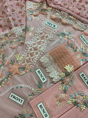 CR Premium Cotton Chikankari Emb 3 Piece Suit 2026