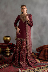 IZ Chiffon Sequence Adda Work 3 Piece Unstitched Suit