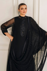 BR  GL-71075 Premium Chiffon Emb 3 Piece Unstitched Suit With Malai Trouser 2026