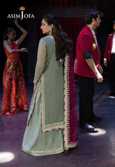 AJ Chiffon Sequence 3 Piece Unstitched Suit