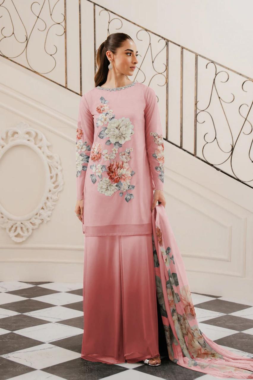 LL GL-71025 Premium Silk Emb 3 Piece Unstitched Suit With Silk Dupatta 2026