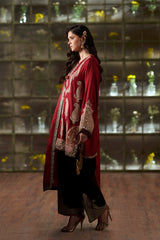 ET Premium Silk Emb 3 Piece Unstitched Suit With Chiffon Dupatta 2026