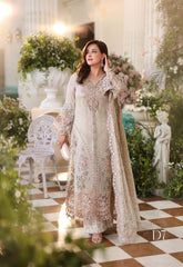 MB GL-71064 Premium Chiffon Emb 3 Piece Unstitched Suit With Chiffon Dupatta 2026