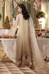 MB GL-7154 Premium Chiffon Emb 3 Piece Unstitched Suit With Chiffon Dupatta 2026