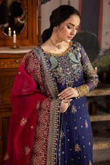 NR GL-71040 Premium Chiffon Emb 3 Piece Unstitched Suit With Organza Dupatta 2026