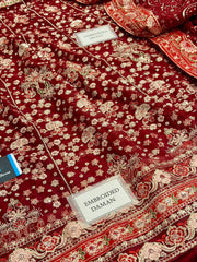 BC-CH14-05 | Chantele Chiffon 3 Piece Unstitched Suit 2026 – Heavy Sequin Work