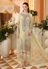 MB-024 | Luxury Chiffon 3 Piece Unstitched Suit 2026 – Heavy Adda Work