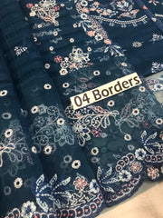QK GL-71078 Premium Lawn Emb Chikankari 3 Piece Unstitched Suit With Jacquard Dupatta 2026