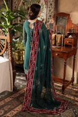 NRH-025 | Luxury Chiffon 3 Piece Unstitched Suit 2026 – Sequin Work