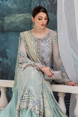 MB GL-71068 Premium Chiffon Emb 3 Piece Unstitched Suit With Printed Chiffon Dupatta 2026