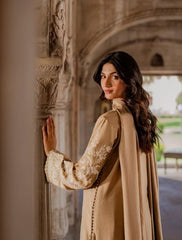 MR  GL-71032 Premium Charmuse Silk Emb 3 Piece Unstitched Suit With Chiffon Dupatta 2026