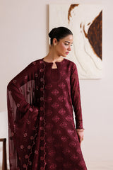 Crimson GL-71036 Premium Chiffon Emb 3 Piece Unstitched Suit With Chiffon Dupatta 2026