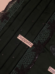 M B Hit Code Premium Chiffon 
Unstitched 03 piece suit