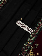 A.J GL-71011 Premium Chiffon Emb 3 Piece Unstitched Suit With Chiffon Dupatta 2026
