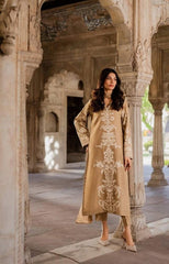 MR  GL-71032 Premium Charmuse Silk Emb 3 Piece Unstitched Suit With Chiffon Dupatta 2026