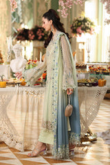 MB GL-71051 Premium Chiffon Emb 3 Piece Unstitched Suit With Printed Chiffon Dupatta 2026