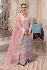 RG GL-71047 Premium Organza Emb 3 Piece Unstitched Suit With Malai Trouser 2026