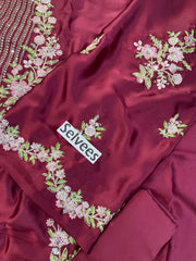 ET Kaftan Premium Shamoz Silk Emb Kaftan 2 Piece Suit