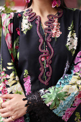 MB GL-71045 Premium Printed Lawn Emb 3 Piece Unstitched Suit With Chiffon Dupatta 2026