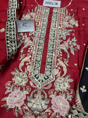 EN EK-E1098-26 LUXERY KAFTAN 3piece Unstitched COLLECTION 2026